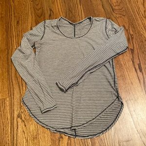 Lululemon striped casual shirt size 6 maybe